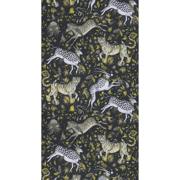 Protea Charcoal by Clarke And Clarke Wallcovering WILDERIE BY EMMA J SHIPLEY FOR C&C NON WOVEN - 100% United Kingdom Horizontal: 0 and Vertical: 20.48 21 - Fabric Carolina -