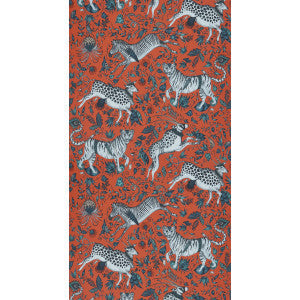 Protea Coral by Clarke And Clarke Wallcovering