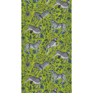 Protea Lime by Clarke And Clarke Wallcovering