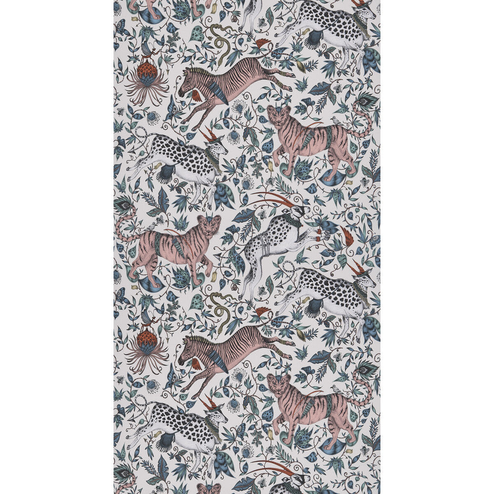 Protea Pink by Clarke And Clarke Wallcovering WILDERIE BY EMMA J SHIPLEY FOR C&C NON WOVEN - 100% United Kingdom Horizontal: 0 and Vertical: 20.48 21 - Fabric Carolina -