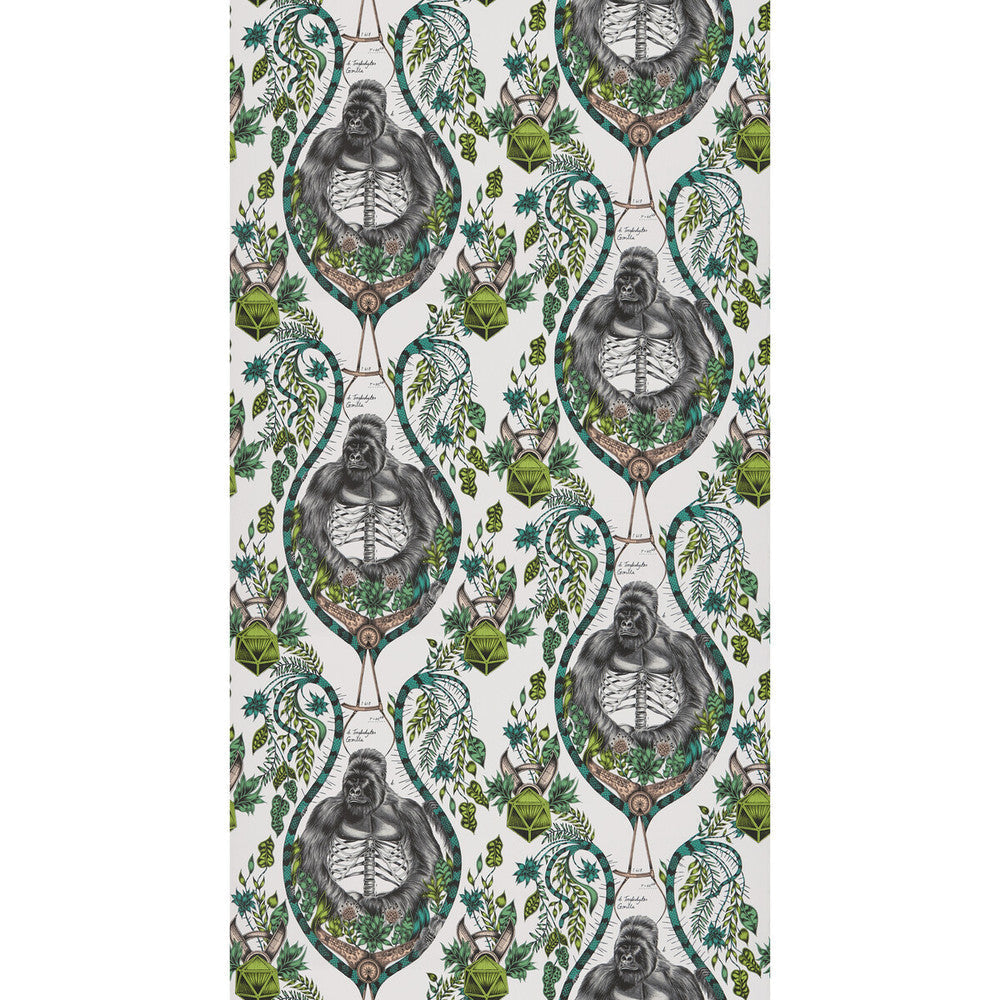 Silverback Nude by Clarke And Clarke Designer Wallcovering WILDERIE BY EMMA J SHIPLEY FOR C&C NON WOVEN - 100% United Kingdom Horizontal: 0 and Vertical: 12.6 21 - Swanky Fabrics -