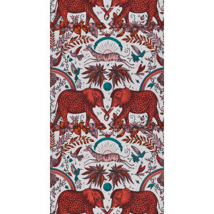 Zambezi Flame by Clarke And Clarke Wallcovering