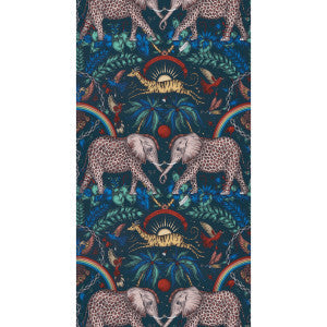 Zambezi Navy by Clarke And Clarke Wallcovering