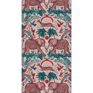 Zambezi Pink by Clarke And Clarke Wallcovering