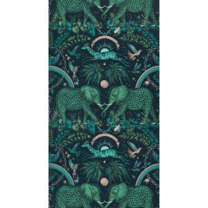 Zambezi Teal by Clarke And Clarke Wallcovering