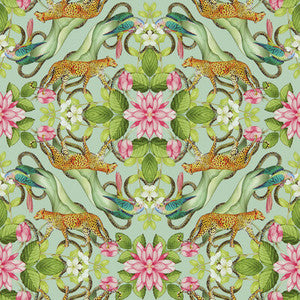 Menagerie Wp Aqua by Clarke And Clarke Wallcovering