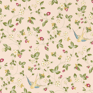 Wild Strawberry Wp Blush by Clarke And Clarke Wallcovering