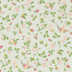 Wild Strawberry Wp Dove by Clarke And Clarke Wallcovering
