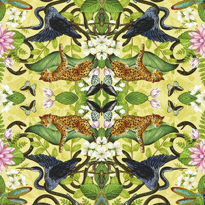 Wonderlust Wp Citron by Clarke And Clarke Wallcovering