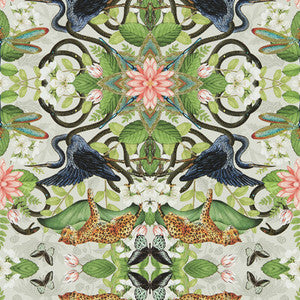 Wonderlust Wp Dove by Clarke And Clarke Wallcovering