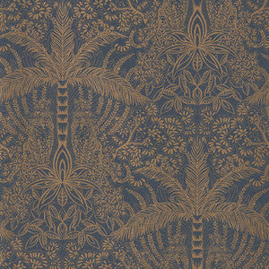 Leopardo Antique/Noir Wp by Clarke And Clarke Wallcovering