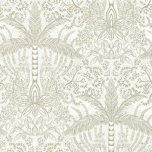 Leopardo Gold/Ivory Wp by Clarke And Clarke Wallcovering