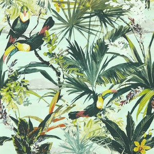 Toucan Sky Wp by Clarke And Clarke Wallcovering
