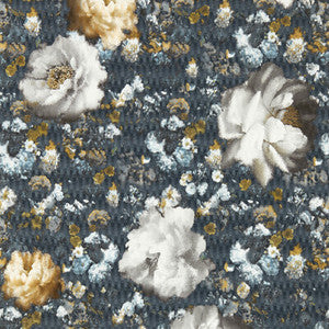 Camile Midnight/Gold Wp by Clarke And Clarke Wallcovering
