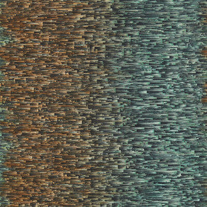 Ombre Teal/Spice Wp by Clarke And Clarke Wallcovering