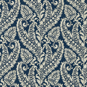 Regale Denim Wp W0161/01.CAC.0 by Clarke And Clarke Wallcovering