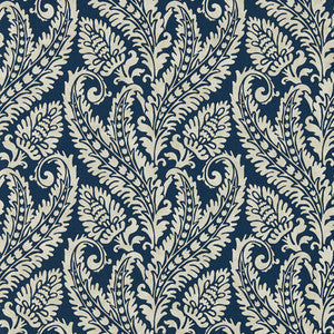 Regale Denim Wp W0161/01.CAC.0 by Clarke And Clarke Wallcovering