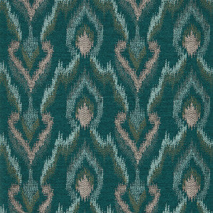 Velluto Teal Wp W0170/03.CAC.0 by Clarke And Clarke Wallcovering