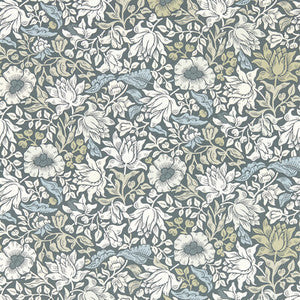 Mallow Slate Wp W0173/01.CAC.0 by Clarke And Clarke Wallcovering