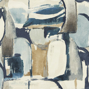 Figura Denim/Linen Wp W0180/01.CAC.0 by Clarke And Clarke Wallcovering