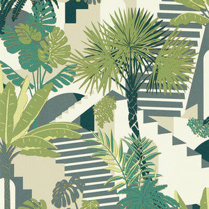 Malindi Palm Wp W0186/03.CAC.0 by Clarke And Clarke Wallcovering