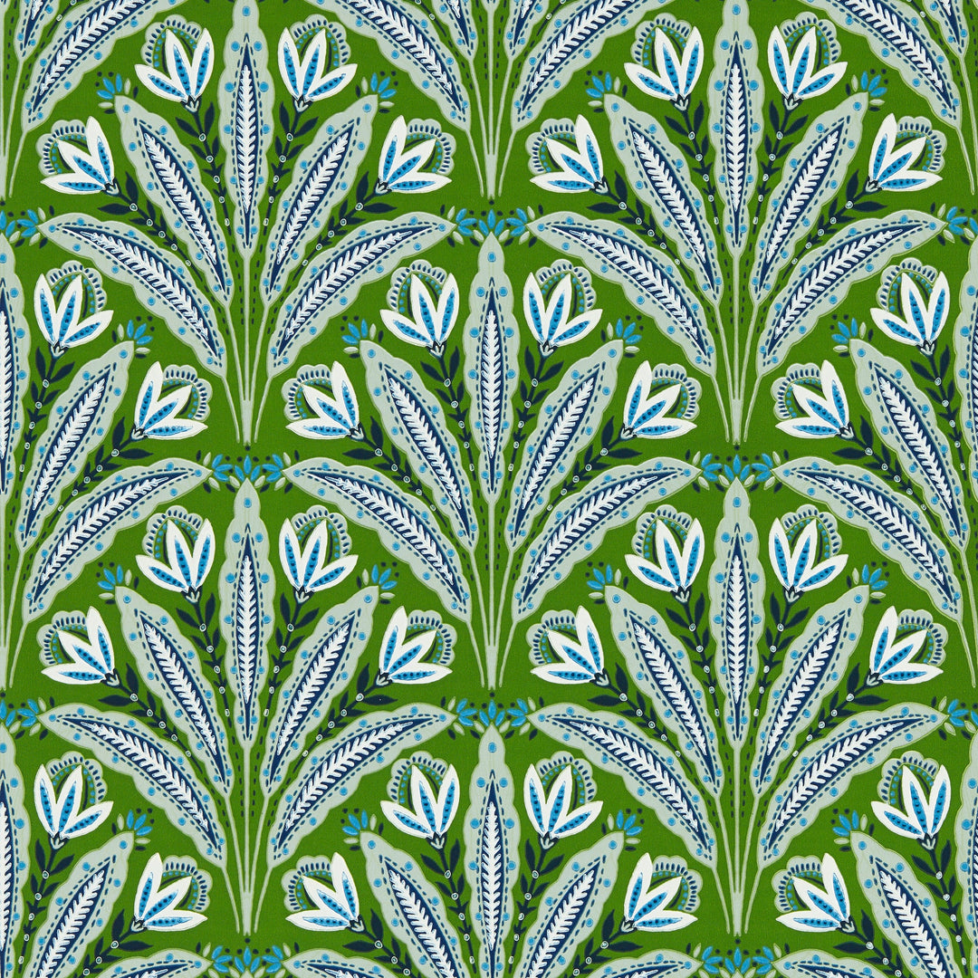 Cobalt Green Wp By Clarke & Clarke Wallcovering