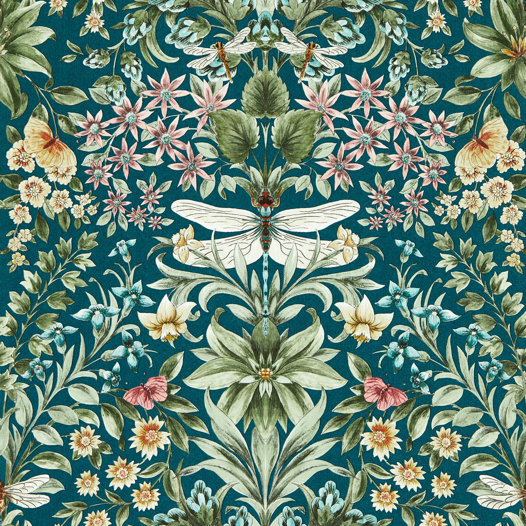 Teal Wp By Clarke & Clarke Wallcovering