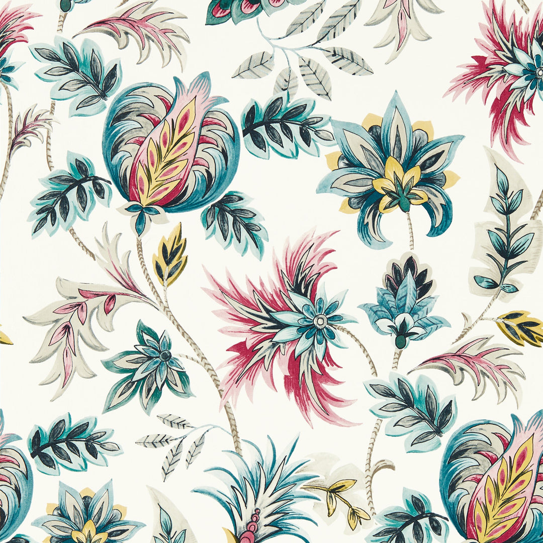 Teal Berry Wp By Clarke & Clarke Wallcovering