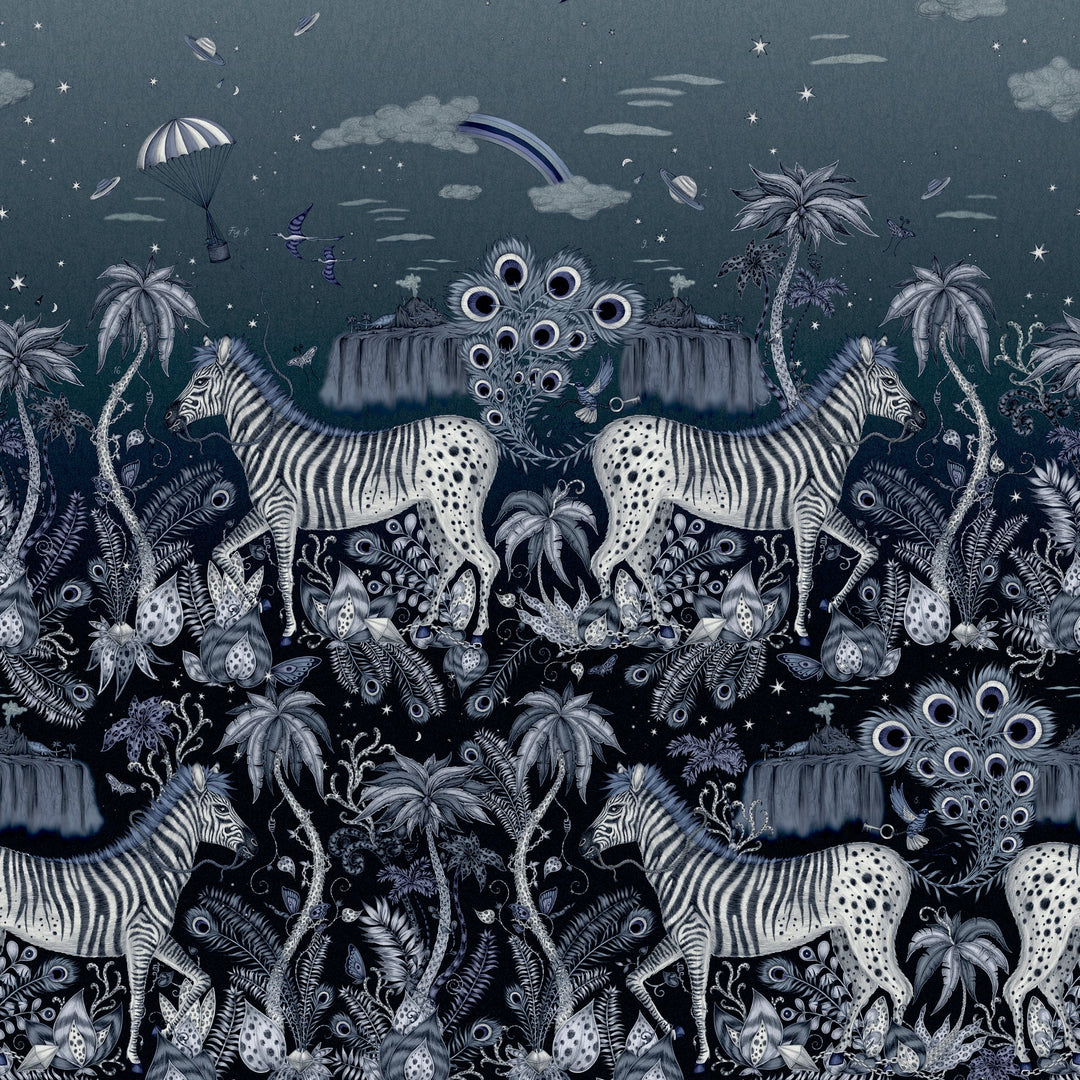 Midnight Wp By Clarke & Clarke Wallcovering