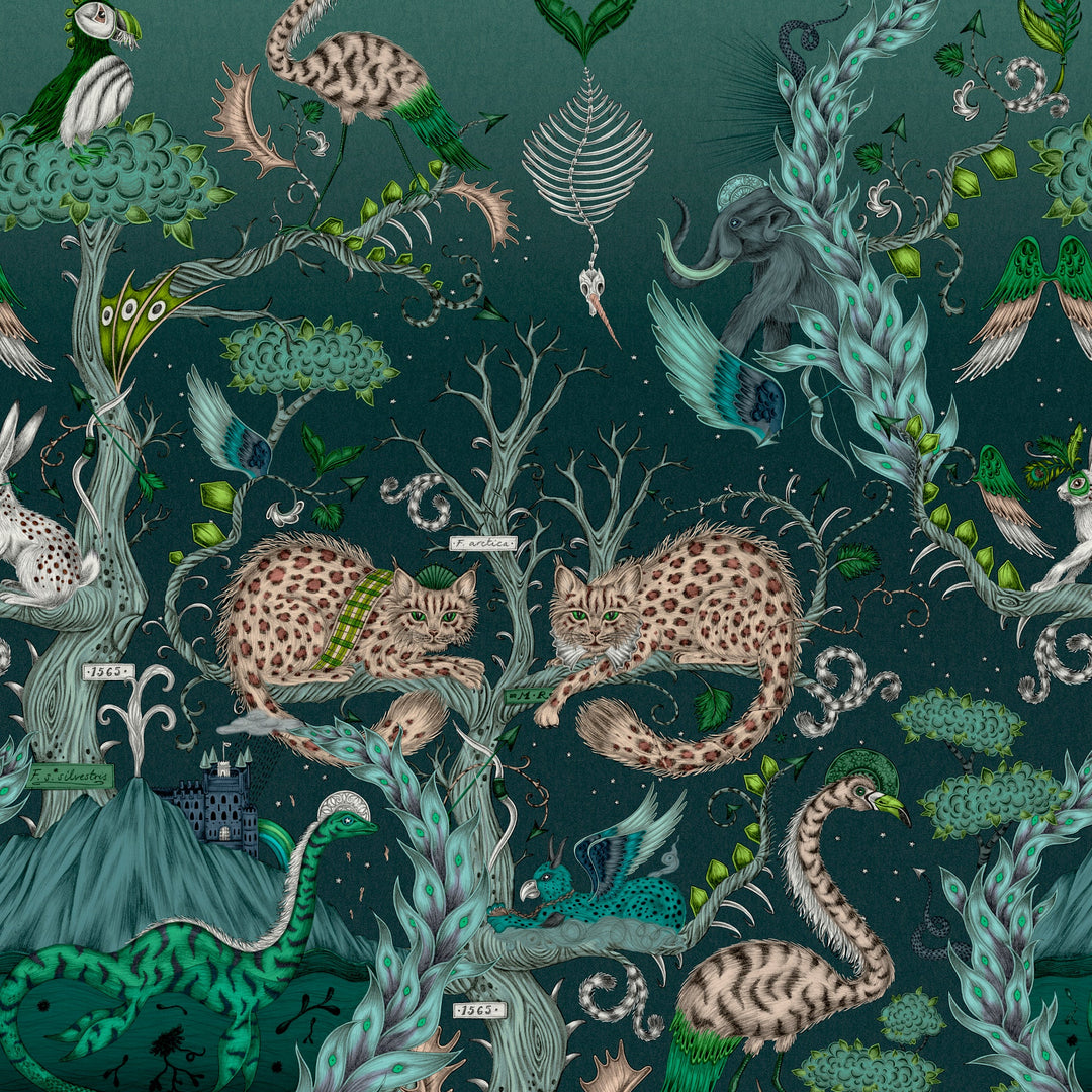 Wonder/Lagoon Wp By Clarke & Clarke Wallcovering