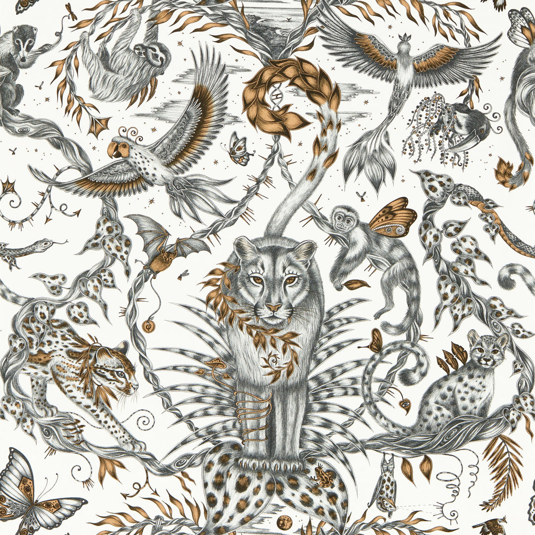 Bronze Wp By Clarke & Clarke Wallcovering