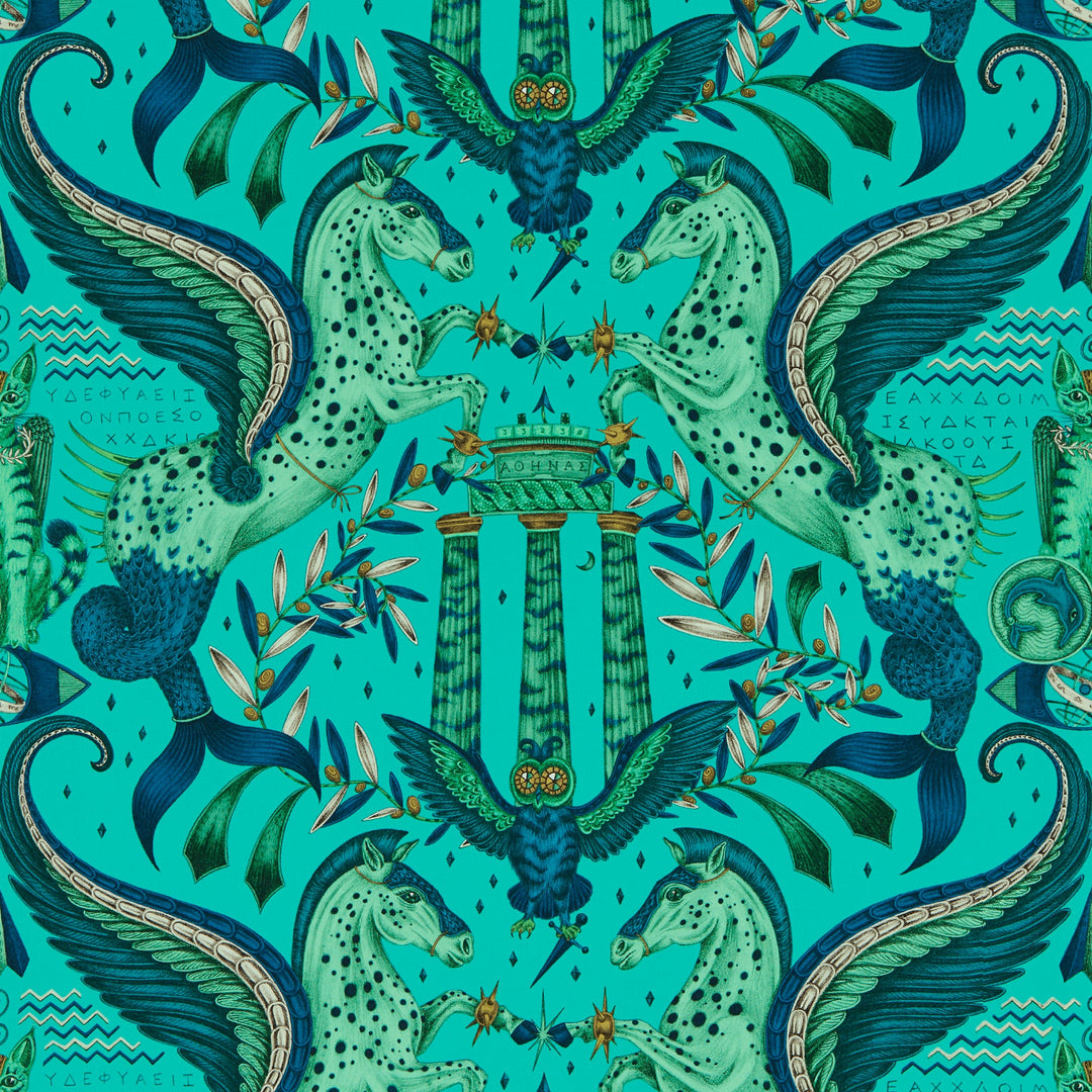 Peacock Wp By Clarke & Clarke Wallcovering