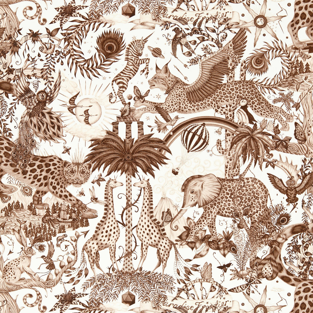 Sepia Wp By Clarke & Clarke Wallcovering