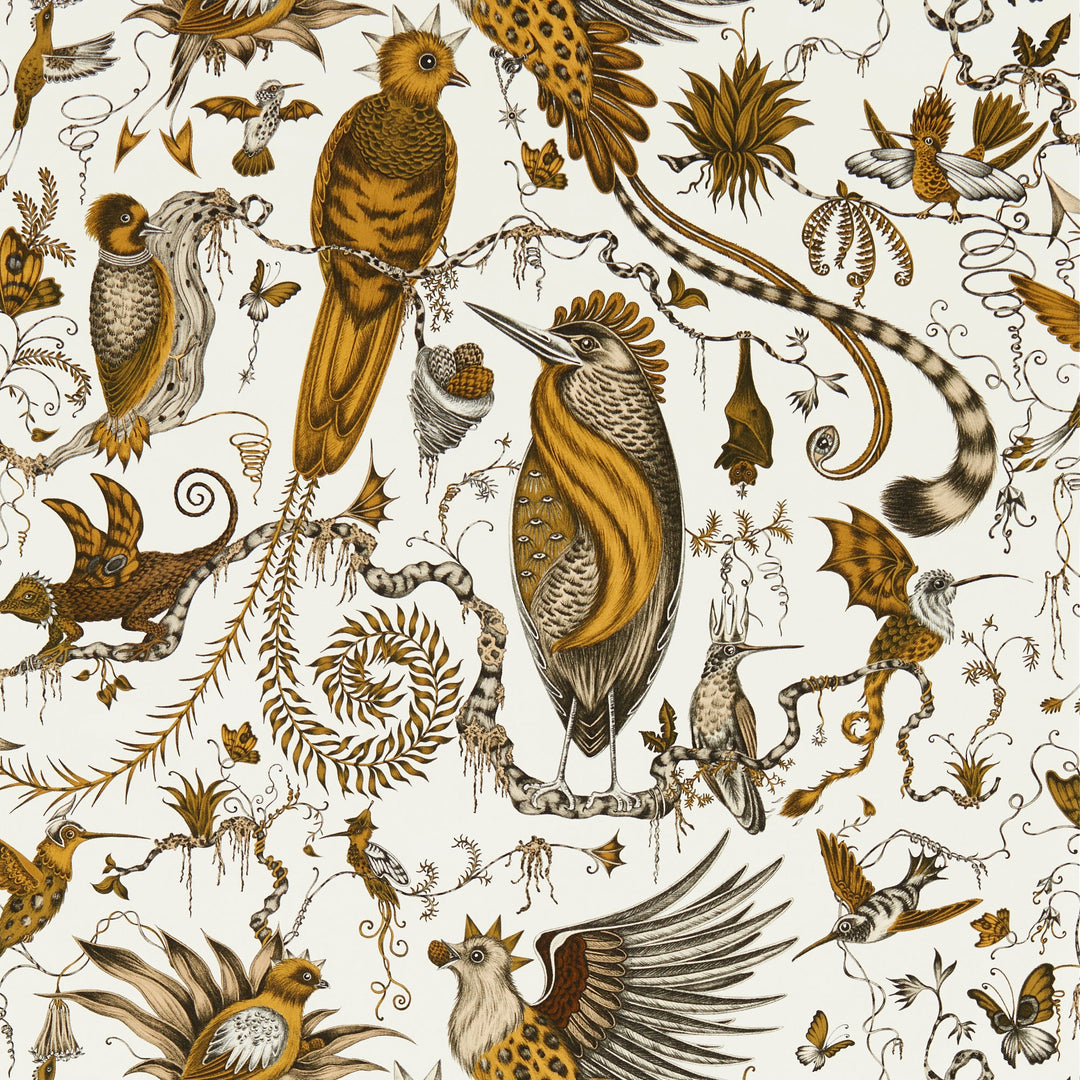 Gold Wp By Clarke & Clarke Wallcovering