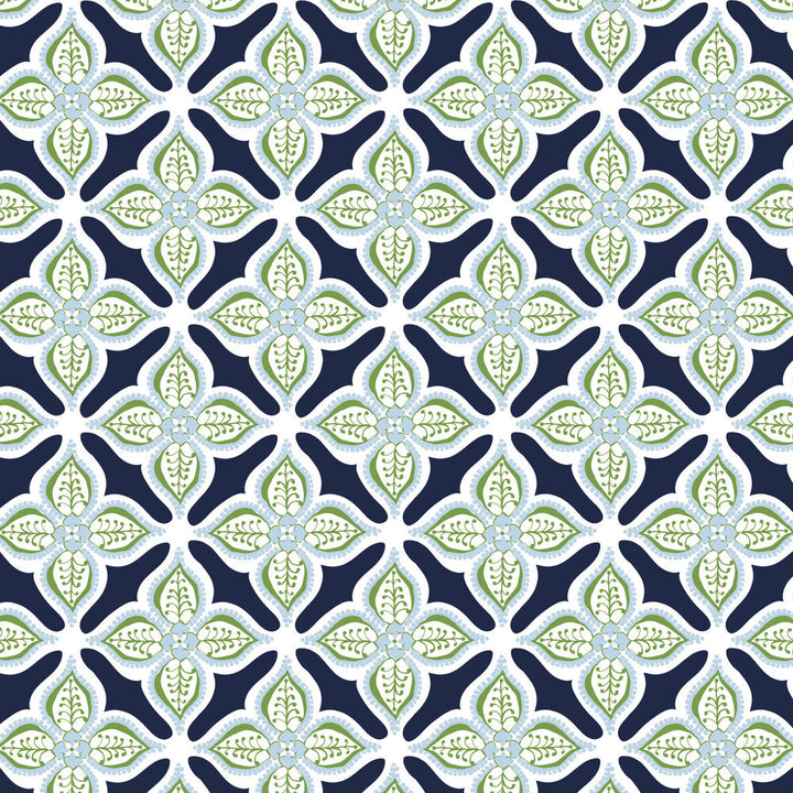 W03Vl-1 Glimmer Navy Wallpaper by Aoc Designer Wallpaper HERITAGE WALLPAPER 100%PA USA Horizontal: 4.5 and Vertical: 4.5 27 in - Swanky Fabrics -