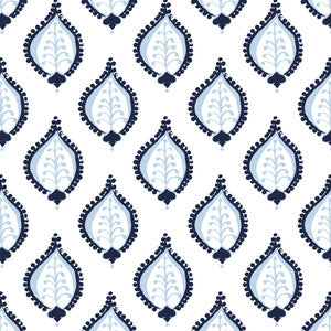 W04Vl-1 Gentle Navy Wallpaper by Aoc Wallcovering