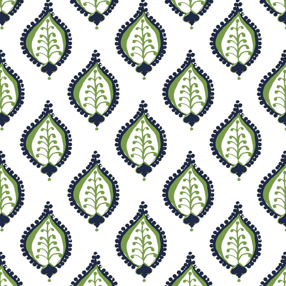 W04Vl-2 Gentle Grass Wallpaper by Aoc Wallpaper HERITAGE WALLPAPER 100%PA USA Horizontal: 7 and Vertical: 6.75 27 in - Fabric Carolina -