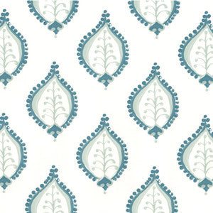 W04Vl Gentle 8 Aqua by Aoc Wallcovering
