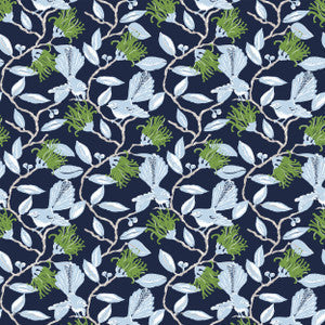 W05Vl-1 Onlooker Navy Wallpaper by Aoc Wallcovering