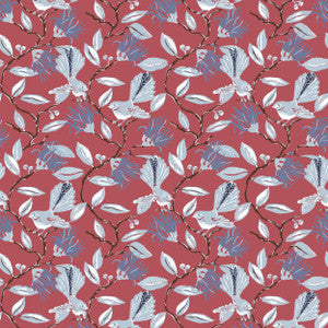 W05Vl-5 Onlooker Red Wallpaper by Aoc Wallcovering