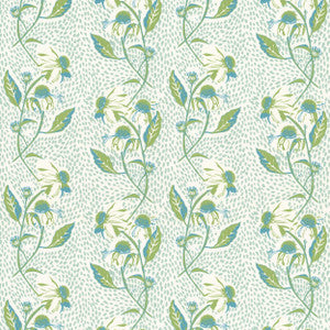 W08Vl Miller 1 Aqua by Aoc Wallcovering