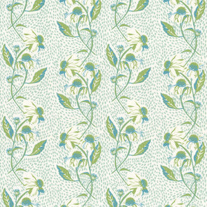 W08Vl Miller 1 Aqua by Aoc Wallcovering