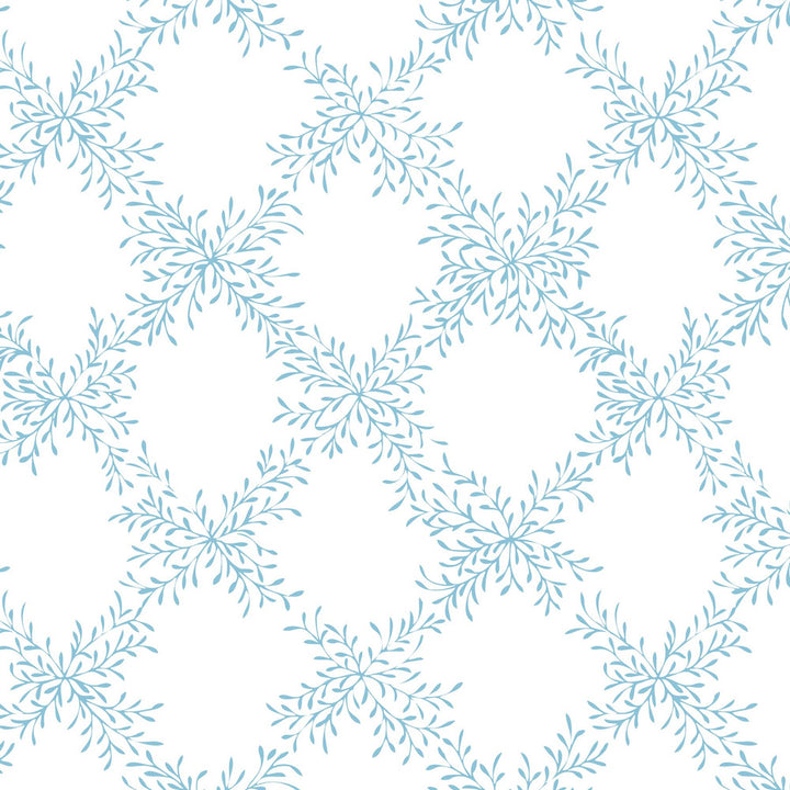 W1007-4 Sophie Lattice by Bassett Mcnab Wallpaper BASSETT MCNAB WALLCOVERINGS 100%PA USA Horizontal: 6.75 and Vertical: 6.25 27 in - Fabric Carolina -