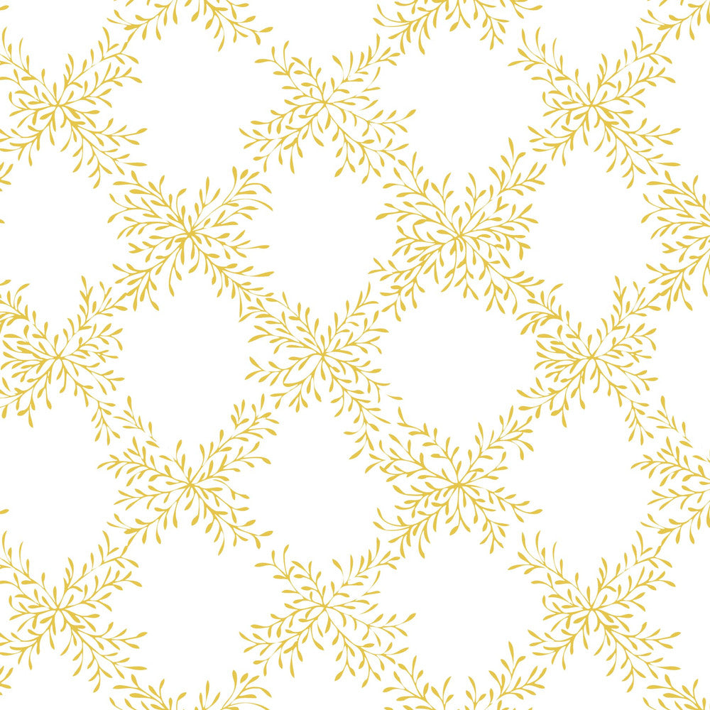 W1007-9 Sophie Lattice by Bassett Mcnab Wallpaper BASSETT MCNAB WALLCOVERINGS 100%PA USA Horizontal: 6.75 and Vertical: 6.25 27 in - Fabric Carolina -