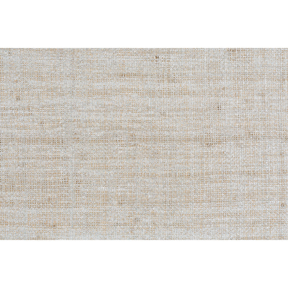 Gilded Raffia Pewter by Kravet Couture Wallcovering MODERN LUXE RAFFIA - 100% United States - Horizontal: - and Vertical: - 46 - Fabric Carolina -