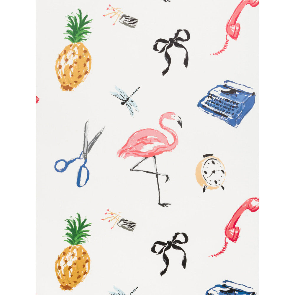 Favorite Things Multi by Kravet Design Wallcovering KATE SPADE WHIMSIES PAPER - 100% United States Horizontal: 27 and Vertical: 24 27 - Fabric Carolina -