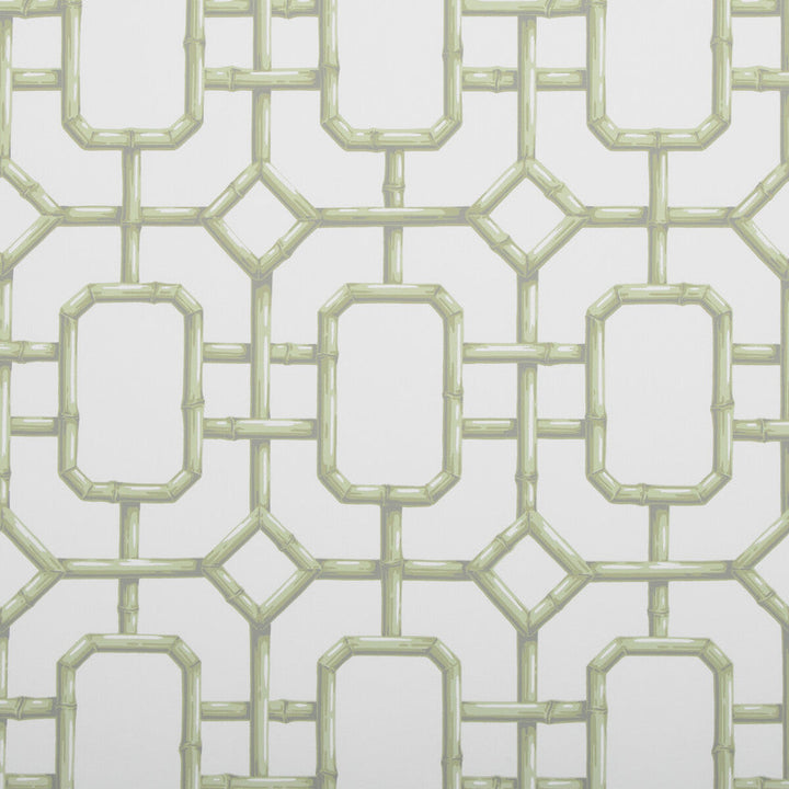 Bambu Fret Celery by Kravet Couture Designer Wallcovering JAN SHOWERS GLAMOROUS PAPER - 100% United States Horizontal: 27 and Vertical: 36 27 - Swanky Fabrics -