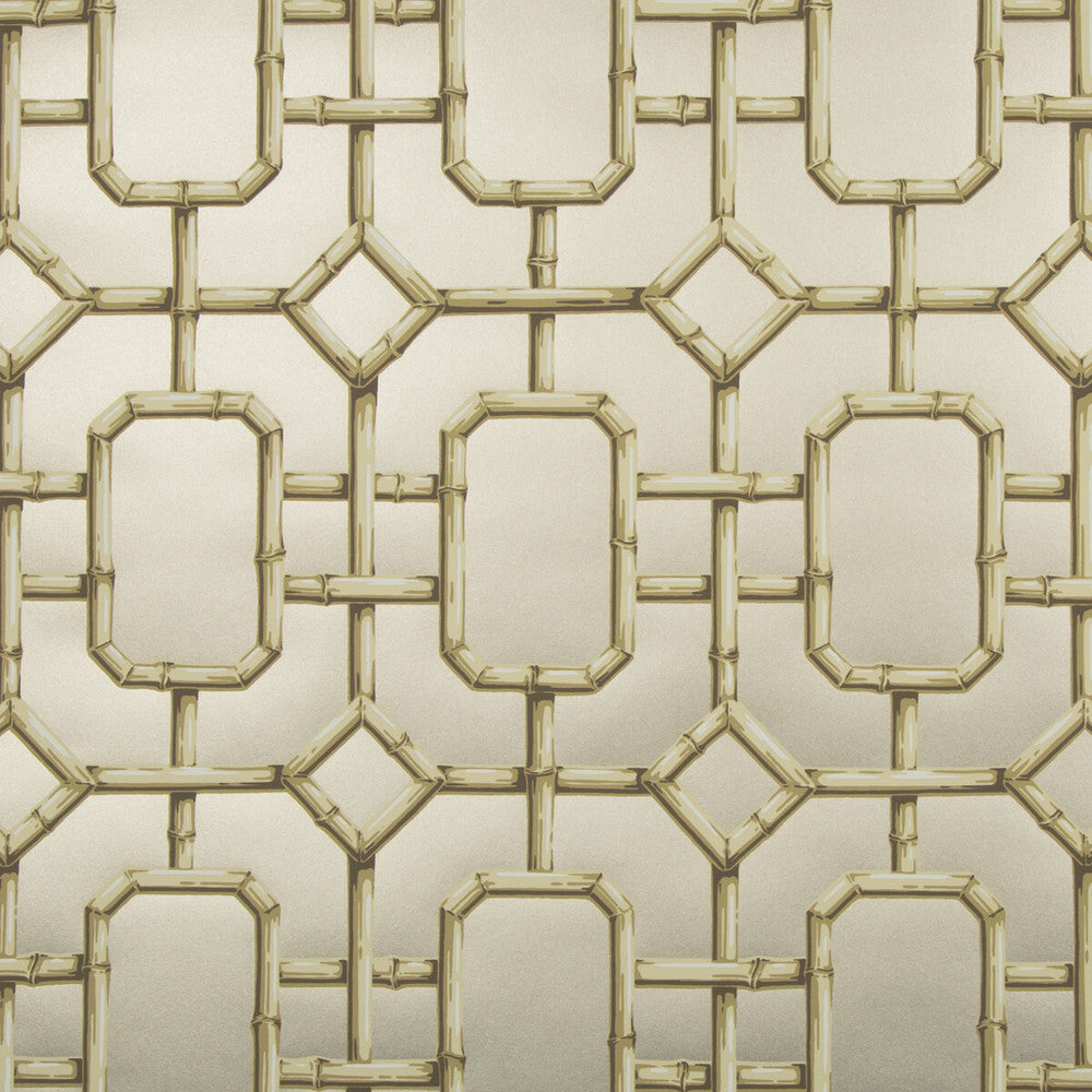 Bambu Fret Pewter by Kravet Couture Wallcovering JAN SHOWERS GLAMOROUS PAPER - 100% United States Horizontal: 27 and Vertical: 36 27 - Fabric Carolina -