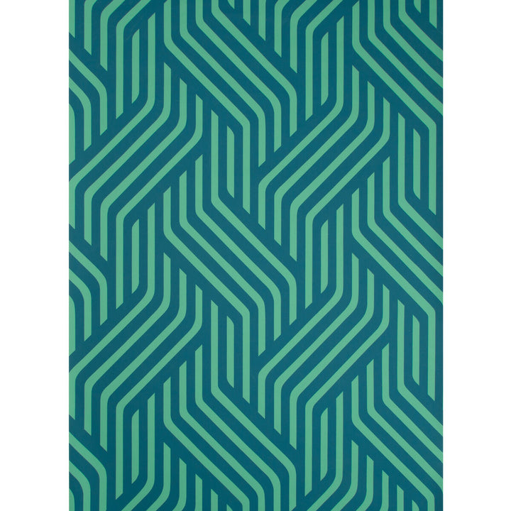 Proxmire Peacock by Kravet Couture Wallcovering MODERN TAILOR PAPER - 100% United States - Horizontal: 27 and Vertical: 27 27 - Fabric Carolina -