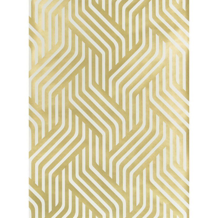 Proxmire Gilt by Kravet Couture Wallcovering MODERN TAILOR PAPER - 100% United States - Horizontal: 27 and Vertical: 27 27 - Fabric Carolina -